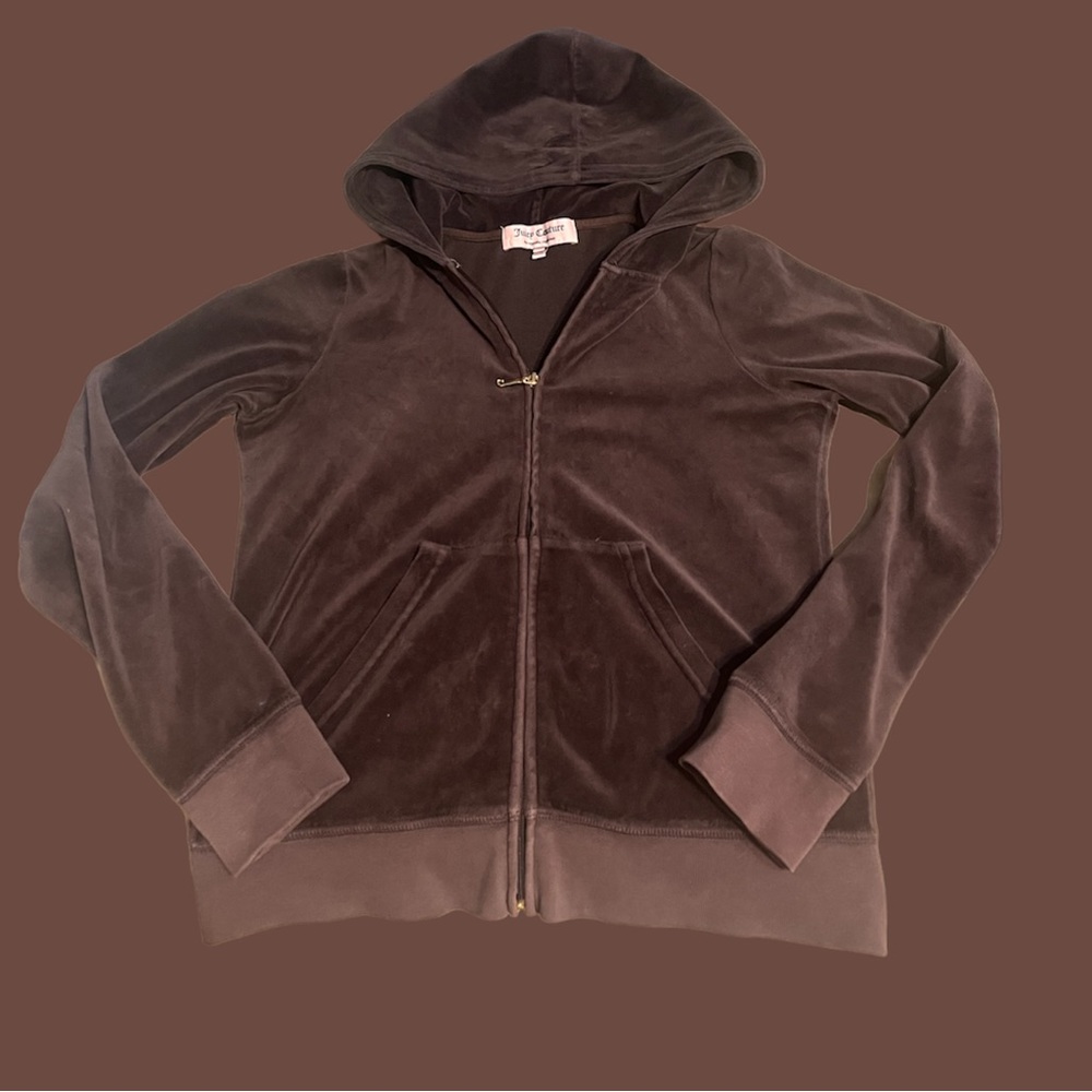 sold 👍🏼brown juicy couture track jacket
